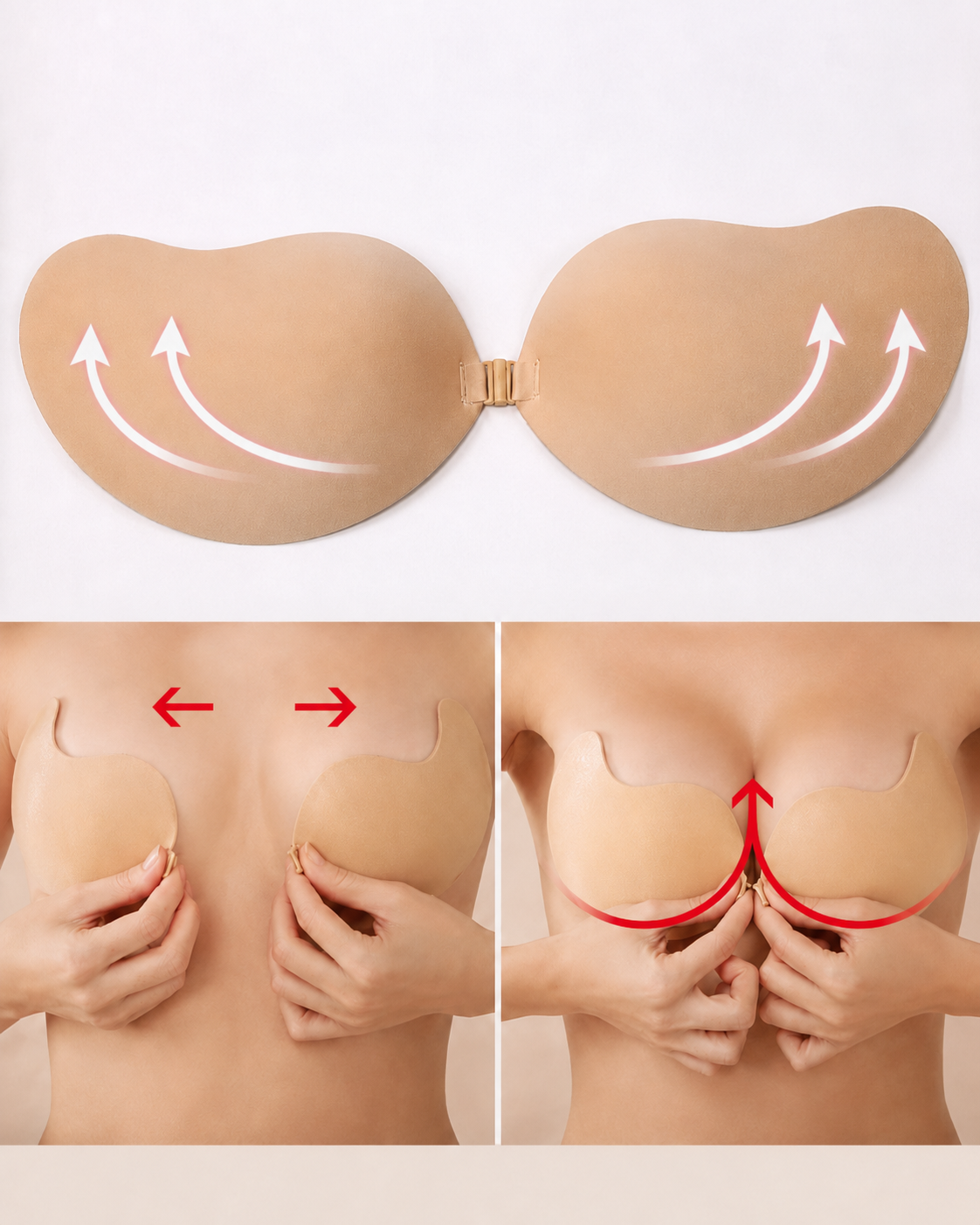 Soutien push-up adesivo (EM PROMOÇÃO 2X1)
