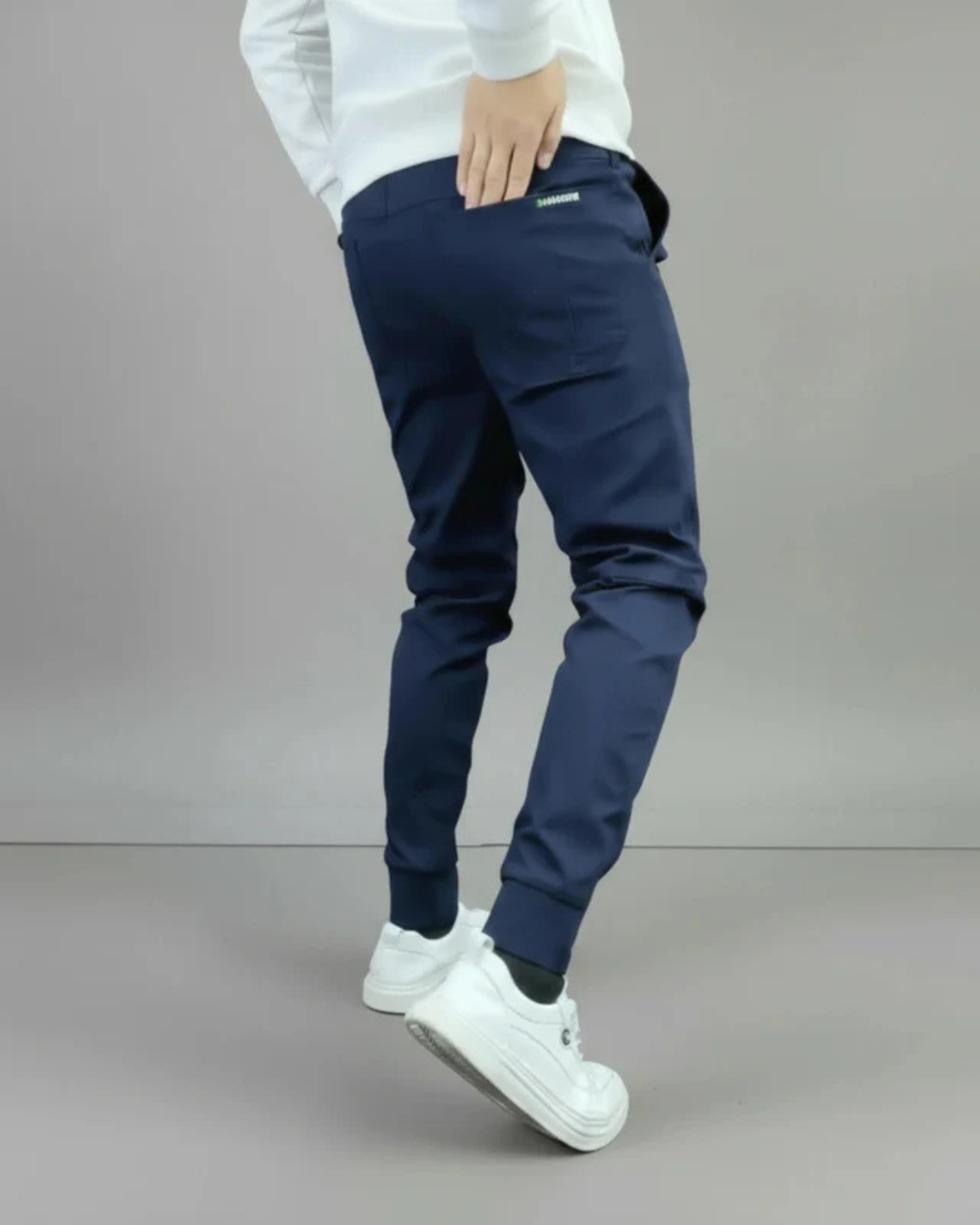 Calças Elásticas Premium Justas para Homem