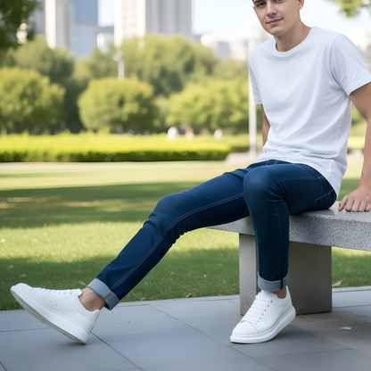 Calçado desportivo minimalista de estilo urbano para homem