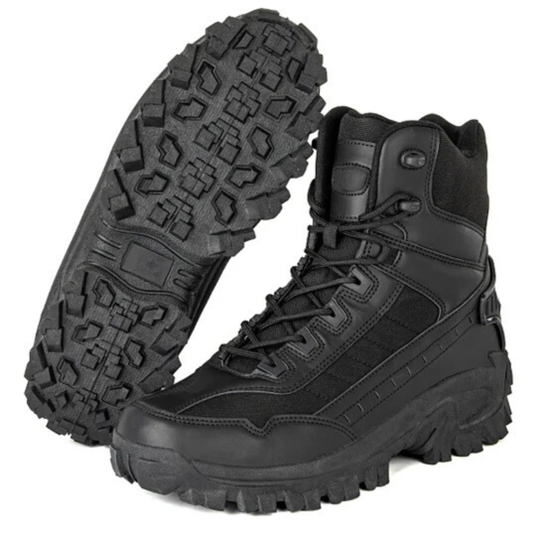 Botas Tácticas de Alto Desempenho com Design Robusto e Sola Exterior Antiderrapante para Homem