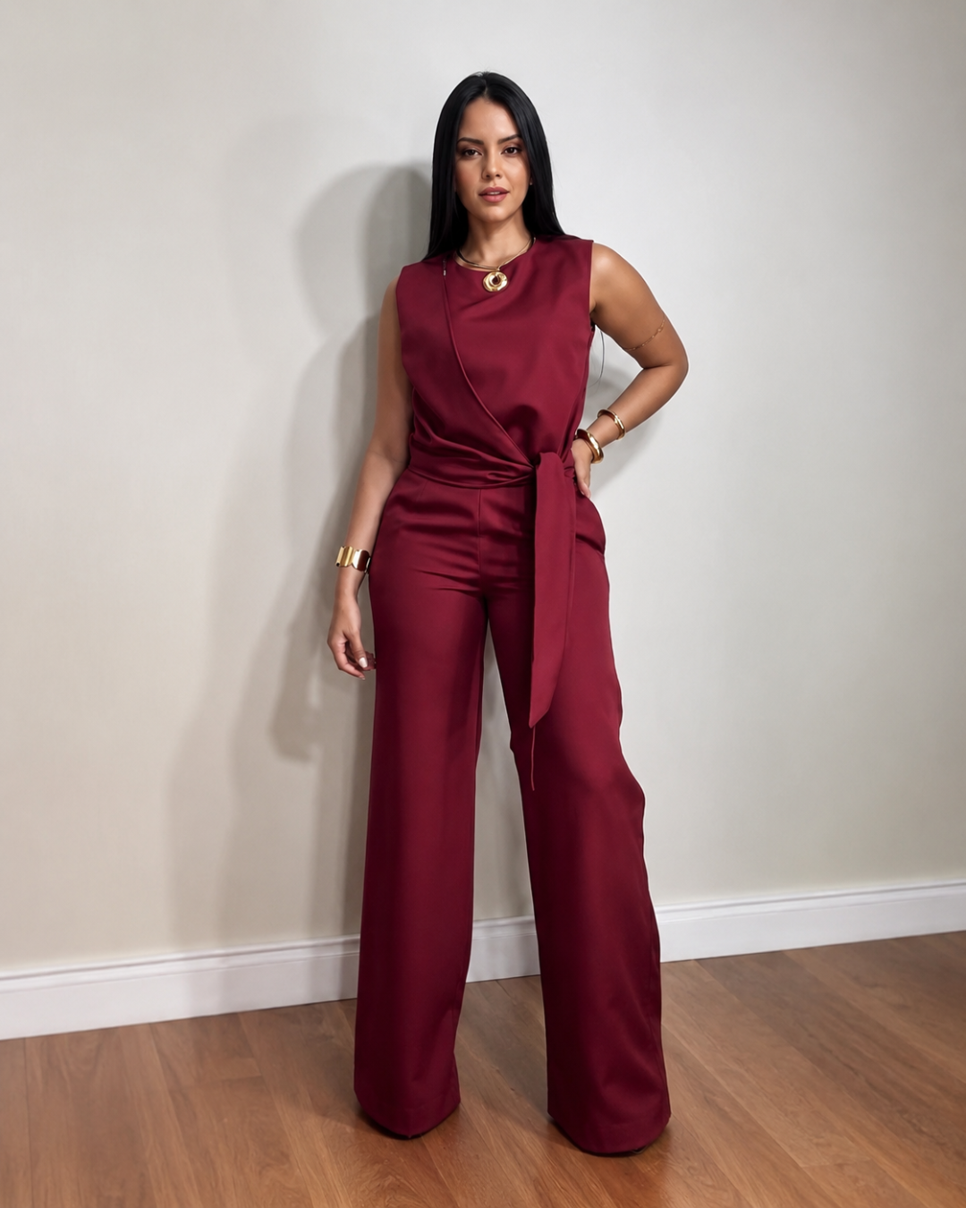 Conjunto Elegante de Duas Peças