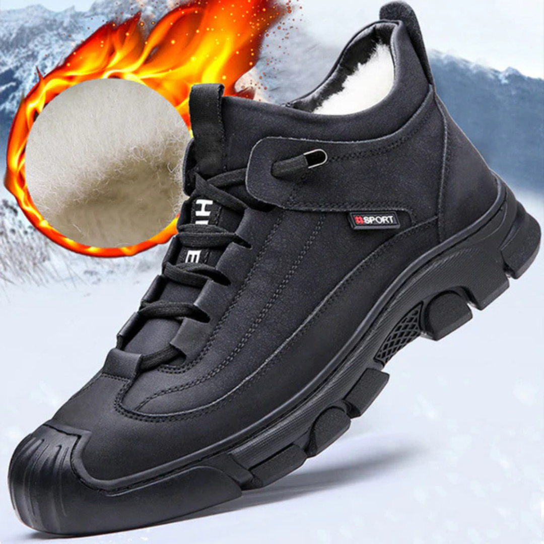 Sapatos de Homem com Forro de lã e Sola Antiderrapante